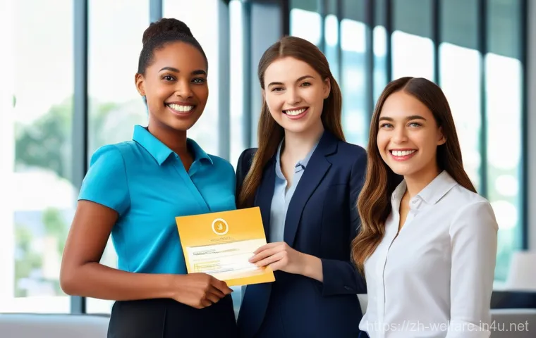 사회복지사 자격증 - Image Prompt 1: The Empowering Social Work Certificate**