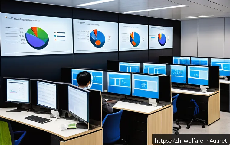 사회복지 기관운영 - A modern social welfare office interior bustling with a diverse, professional team collaborating eff...